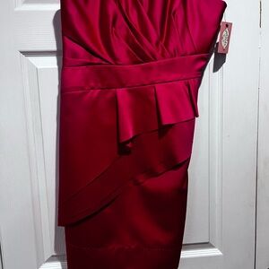 Phoebe Couture Vibrant Pink Dress